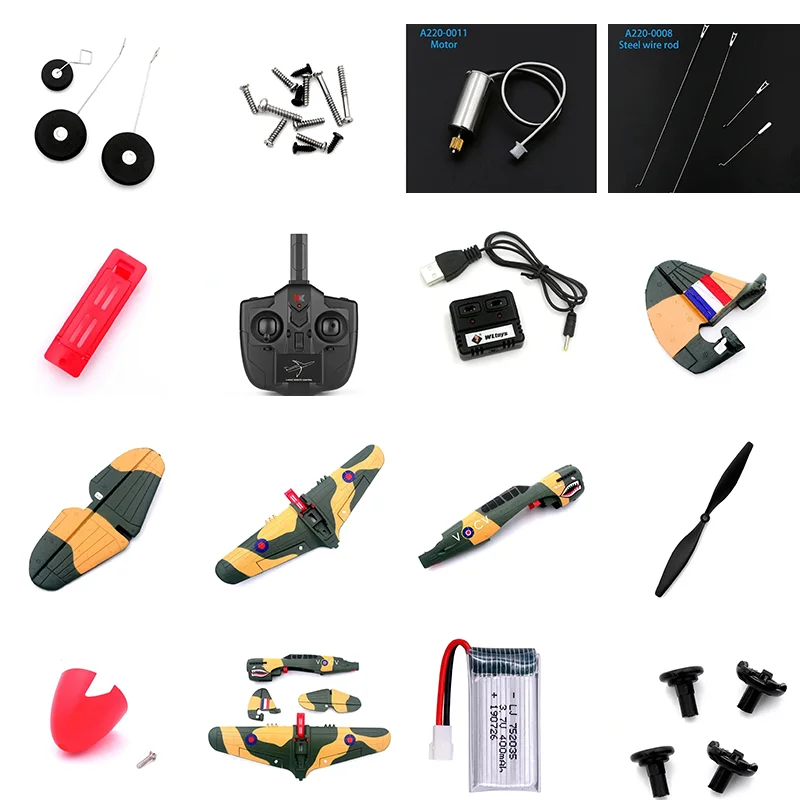 RC letadélko X4-0018 černé - 24,99 € | Stabilizovaný drony pro let