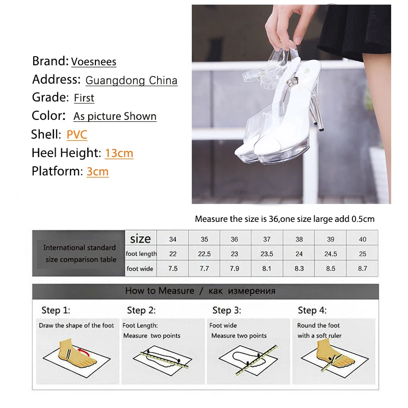 Crystal Sandals Women's Shoes 12cm 13CM Thin Heel Transparent Sexy Model Runway Training High Heels Catwalk Performance Shoes