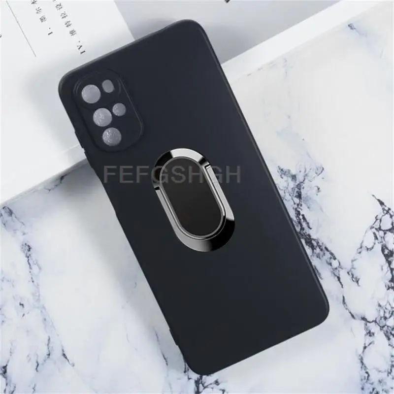 Per Motorola Moto G22 6.5 "2022 Moto G22 Anello Posteriore Supporto Staffa Cassa Del Telefono Smartphone Tpu Cover Morbida In Silicone