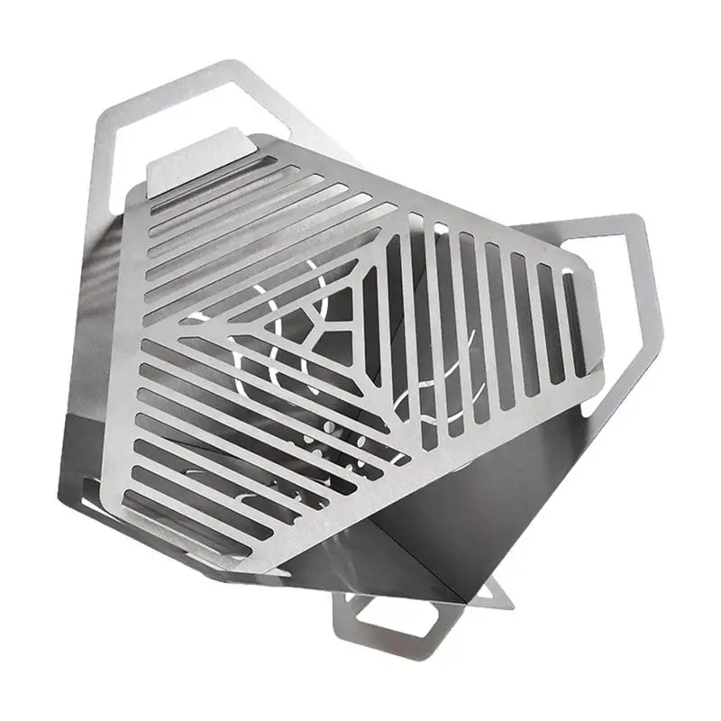 Mini Griglia In Acciaio Inossidabile Stufa Rimovibile Griglia Per Barbecue In Acciaio Inossidabile Tipo Di Carta Griglia Per Barbecue A Loto Con Grigl