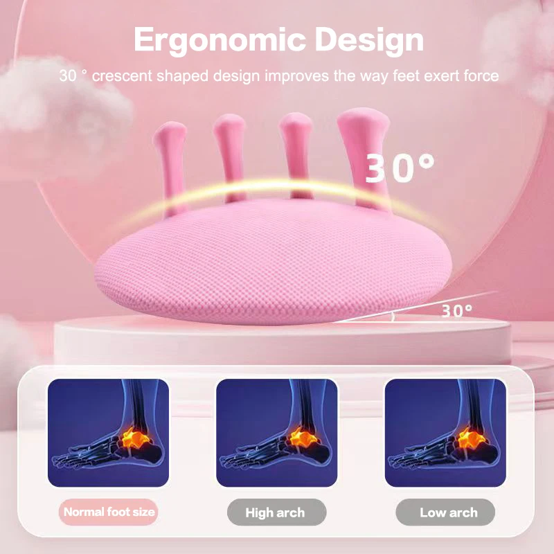 2Pcs Arch Foot Trainer Fitness Leg Toes Plantar Function Exerciser Thumb Valgus Corrector Toe Splints Buttocks Arch Trainer