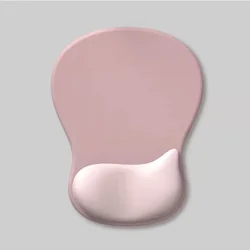 Ergonomic Gel Wrist Rest Mouse Pad with Non - Slip Base for Comfortable Use (Pink)