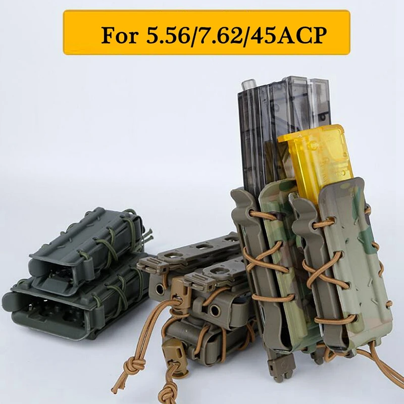 

Molle Mag Pouch Military Rifle Magazine Pouches Quick Release Airsoft Mag Holster Case for 5.56 7.62 mm Pistol 9mm Hunting Gear