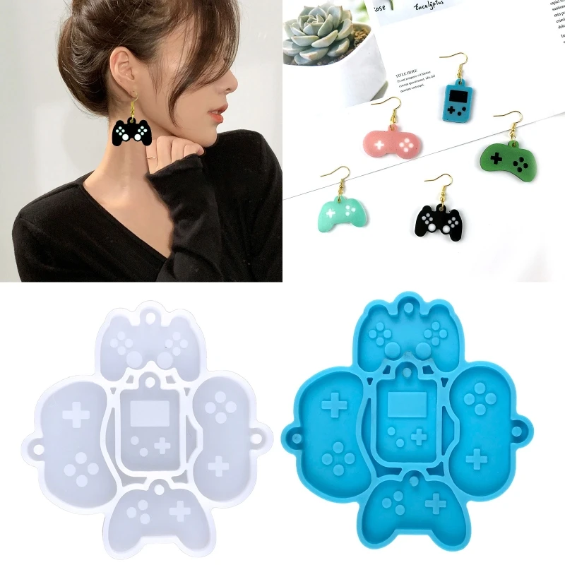 

Игровая клавиатура брелки DIY эпоксидная смола ремесло ожерелье серьги ювелирные изделия плесень подарок