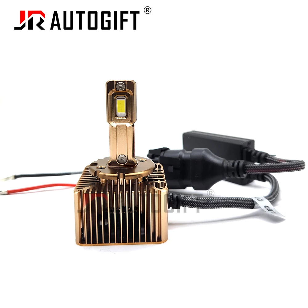 2 Copper Tubes D Series D1S D3S Led Headlight Bulb 9-16V 130W D2S D4S D8S Led Lights No need Ballast Plug&Play Auto Light 6000K