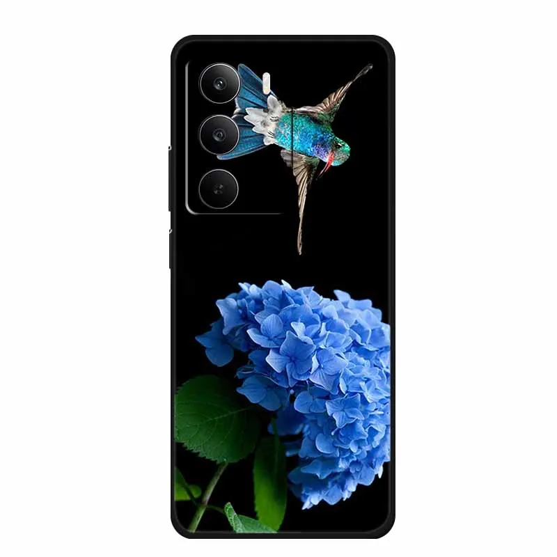 Fashion Black Silicone Soft Phone Case - Protective Back Cover