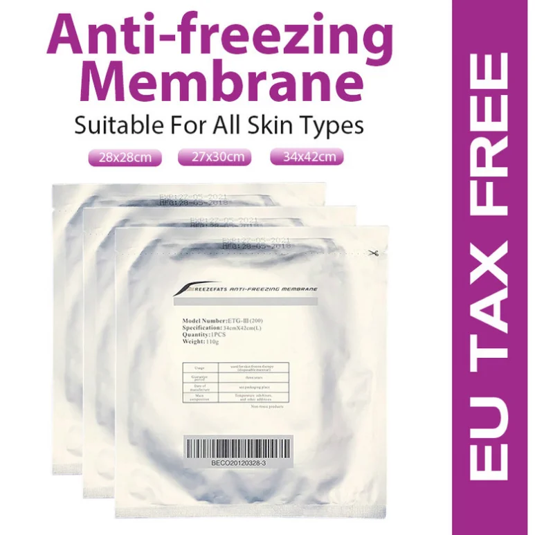 

Professional Anti Freeze Membrane Anti Freeze Membranes For Mini Machine Fat Treatment 12*14Cm Sizes