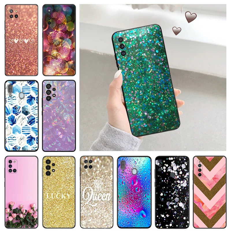 Custodie Morbide Per Samsung Galaxy A34 A54 A50 A70 A03 S A40 A30 A20 A10 E A01 A02 A04 Aqua Silver Pink Green Queen Matte Cover