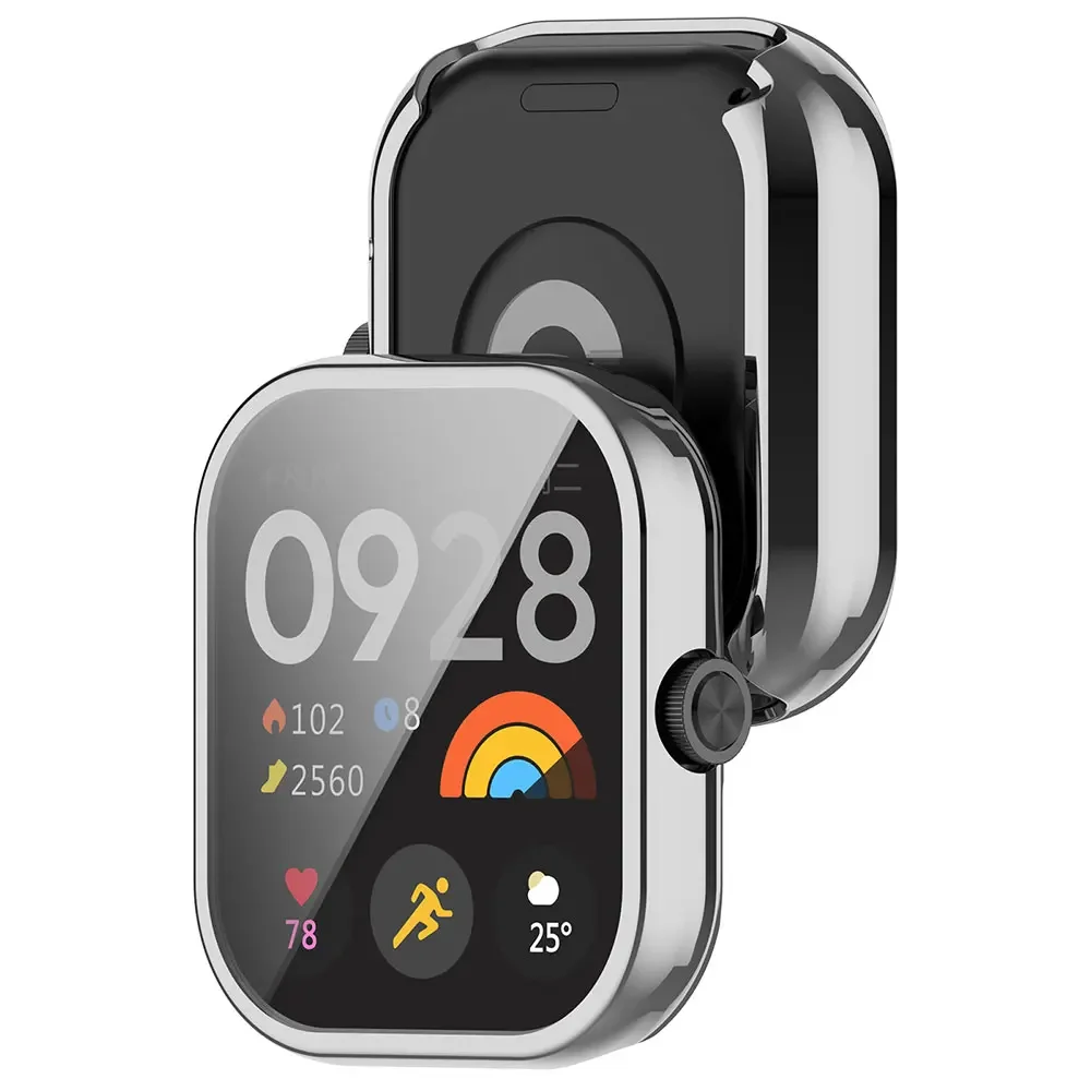 Premium Silicone Watchband and Case for Xiaomi Redmi Watch 4 - Stylish Replacement Strap with Protective Cover