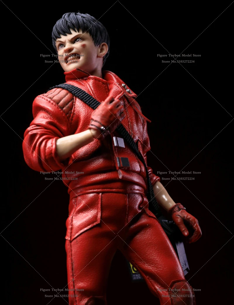 POR TOYS 1/12 Red Leather Motorcycle Boy Kaneda Akira Action