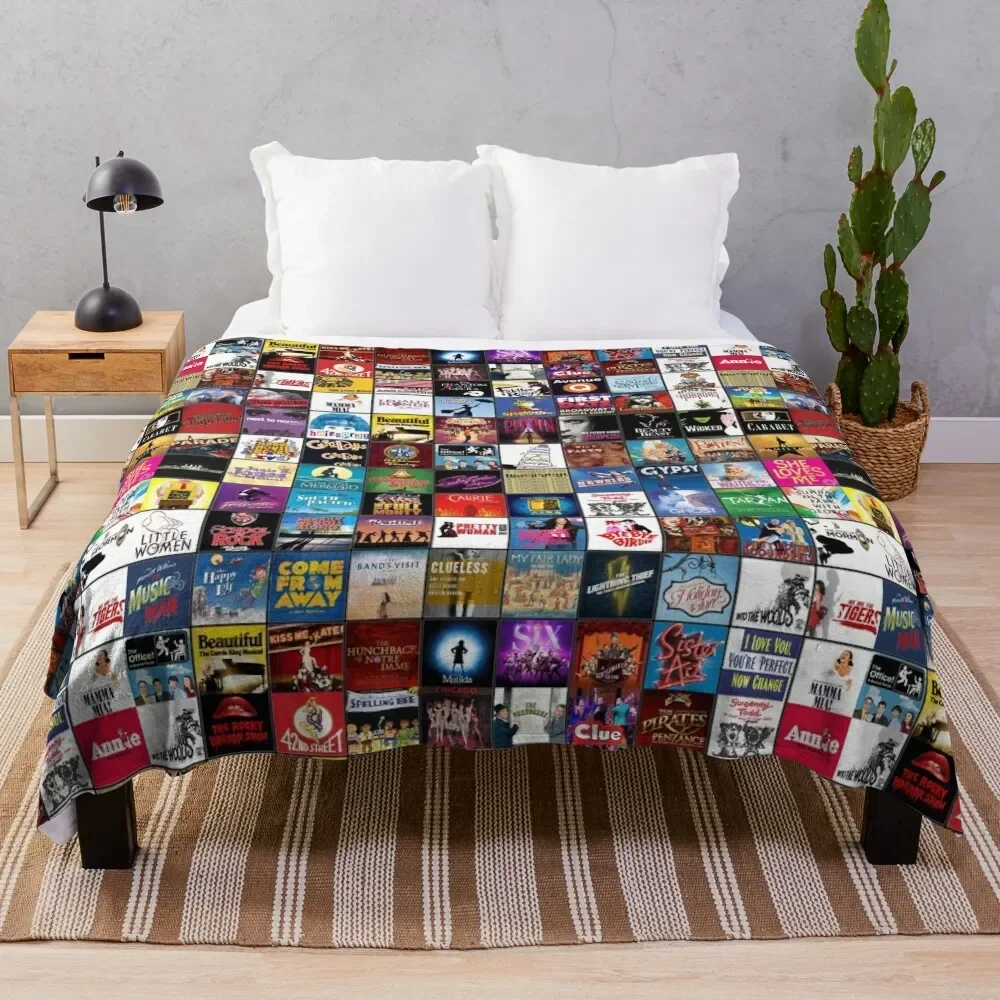 

Broadway Throw Blanket Tourist Furrys Thins blankets ands Sofa Blankets