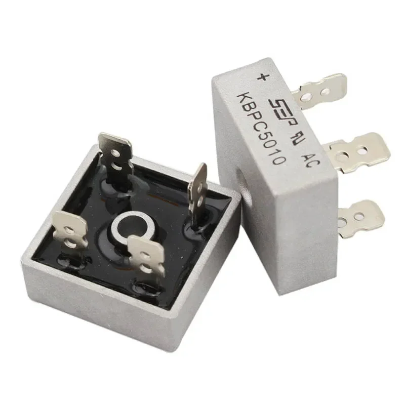 1-10pcs KBPC5010 50A 1000V Phases Diode Bridge Rectifier