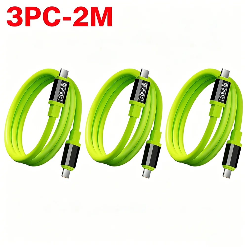 ตัวเลือกสินค้า USB-C 240W สายชาร์จเร็ว PD สำหรับ iPhone Samsung Xiaomi Huawei