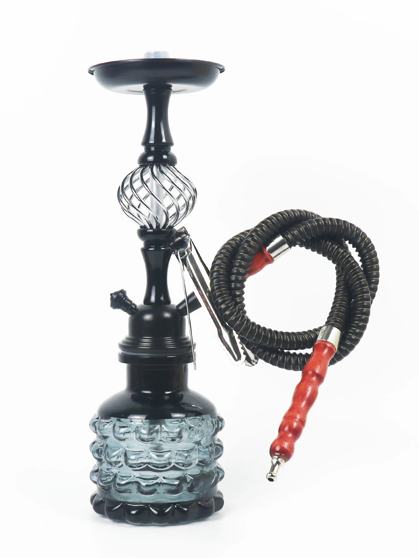 Arabic Hookah Set Small Double Glass Bottle Smokestack Ceramic Bowl Hose Accessories hookah accessories hookah set Birthday Gifts Are Suitable For Family