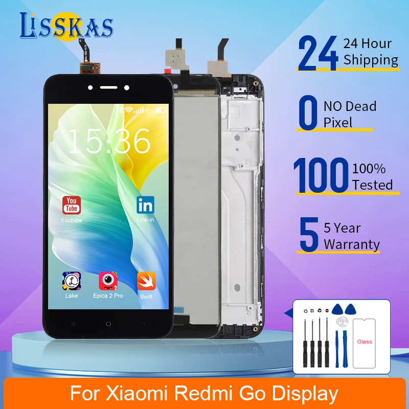 

5.0 Inch Display For Xiaomi Redmi Go M1903C3GG M1903C3GH M1903C3GI lcd Touch Panel Screen Digitizer Aassembly