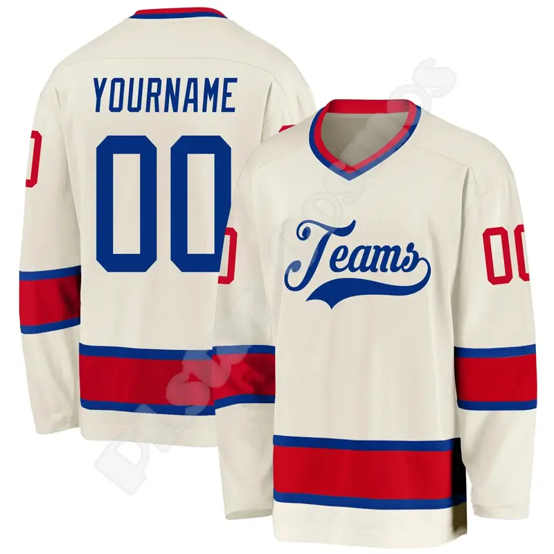 NewFashion Hockey Jersey Custom Name Team Logo Number Colorful Pullover Long Sleeves 3DPrint Harajuku Casual Funny Sweatshirts 0 - Image 7