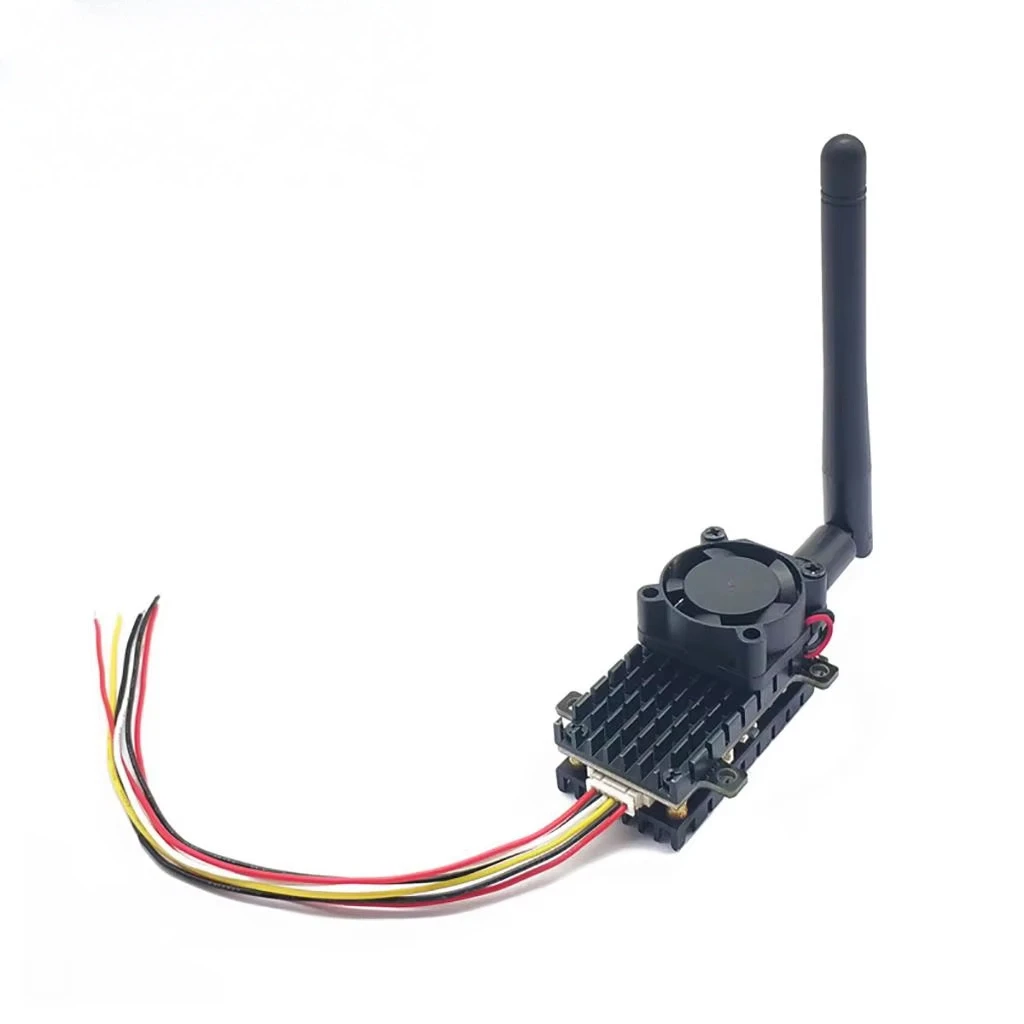 Détail du ventilateur de refroidissement sur le VTX 2000mW, assurant une dissipation thermique efficace