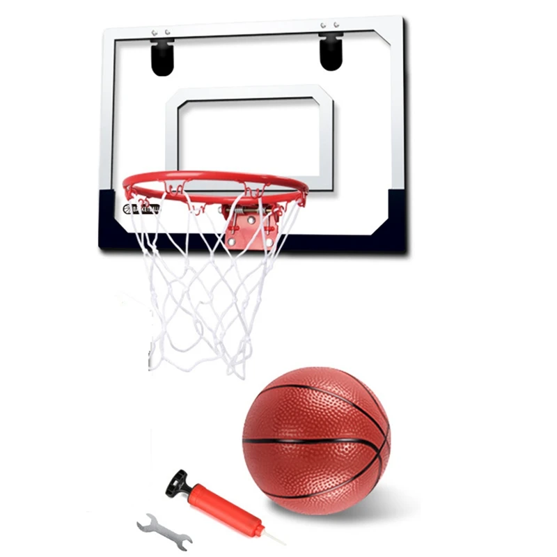 

Non Perforated Wall Mounted Children's Basketball Rack With Ball For Kids Adults Bedroom Basketball Hoop Office Mini Hoop