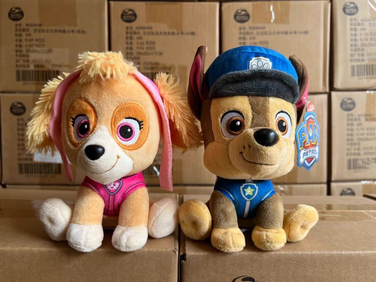 Paw Patrol Plush Toy Chase Skye Marshall Tracker Everest Rocky Zuma Rubble