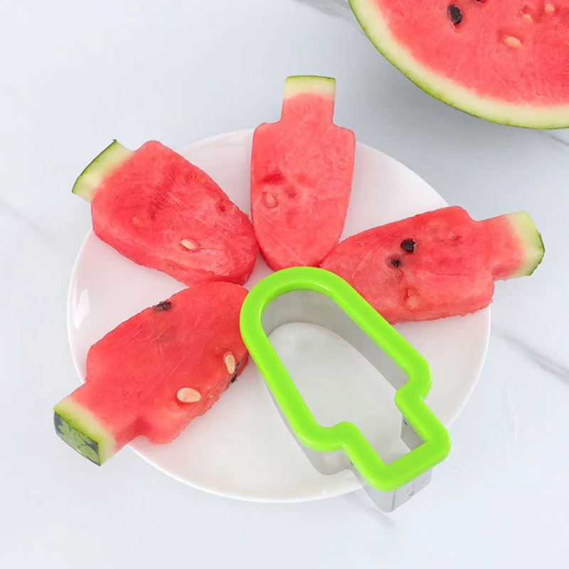 Stainless Steel Watermelon Cutter Kitchen Gadgets Salad Cute Tree Design Fruit  Slicer Cutter Tools Accessories