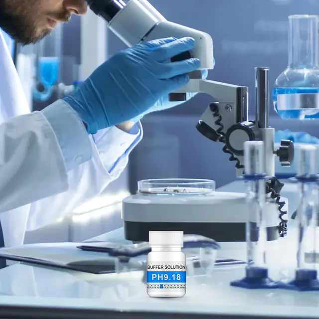 A Ph -Puffer Oldat -Tesztmérő Kalibrálásához Újrahasznosítható 50 Ml -Es Palackok 4,00, 6,86, 9,18 Különböző Folyadékokhoz - Image 3