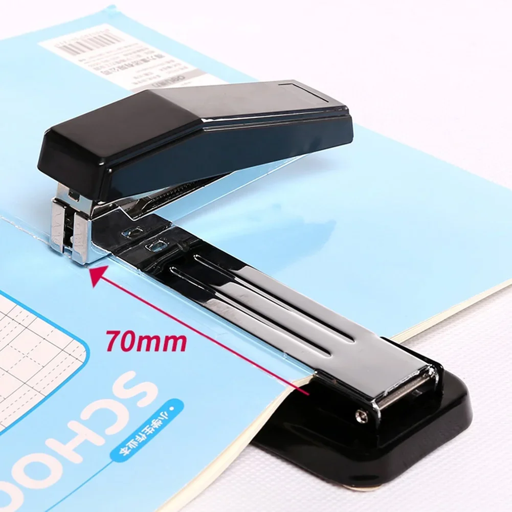 360 Degree Rotating Stapler Head Desktop  Staples Sharp Chisel for Office Stationery School Home