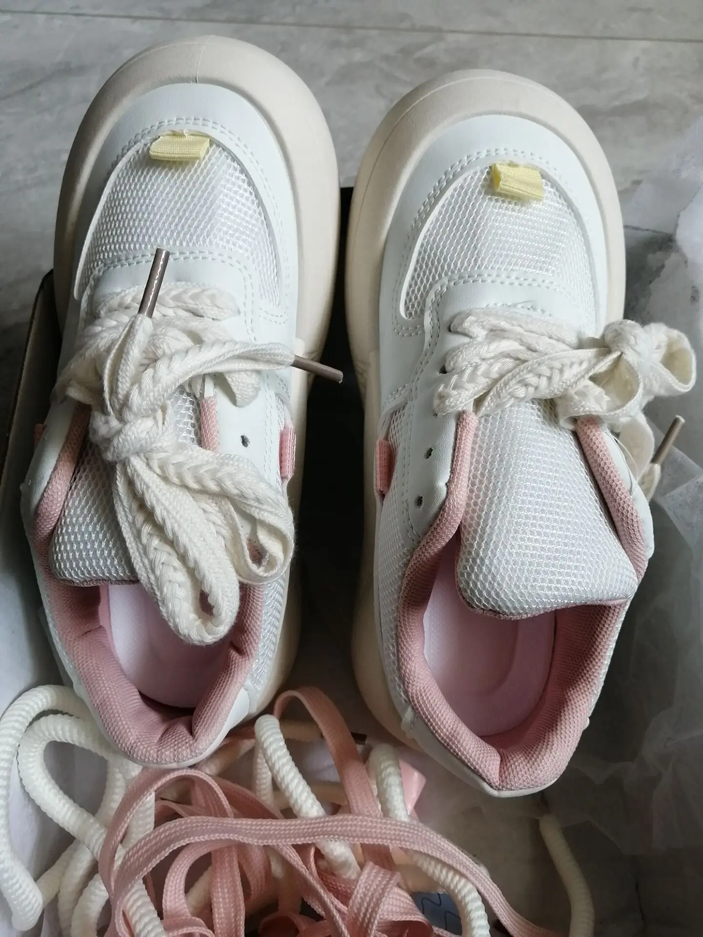 2023 Autumn New Women\'s Niche Design Dopamine Casual Board Ugly and Cute Bread Sneakers Shoes