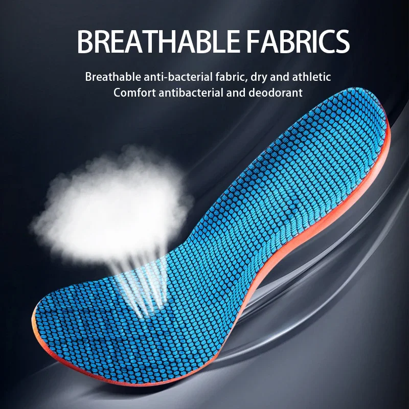 Sports Elasticity Insoles For Shoes Sole Technology Shock Absorption Breathable Running Insoles For Feet Orthopedic orthopedic insoles shoe insoles