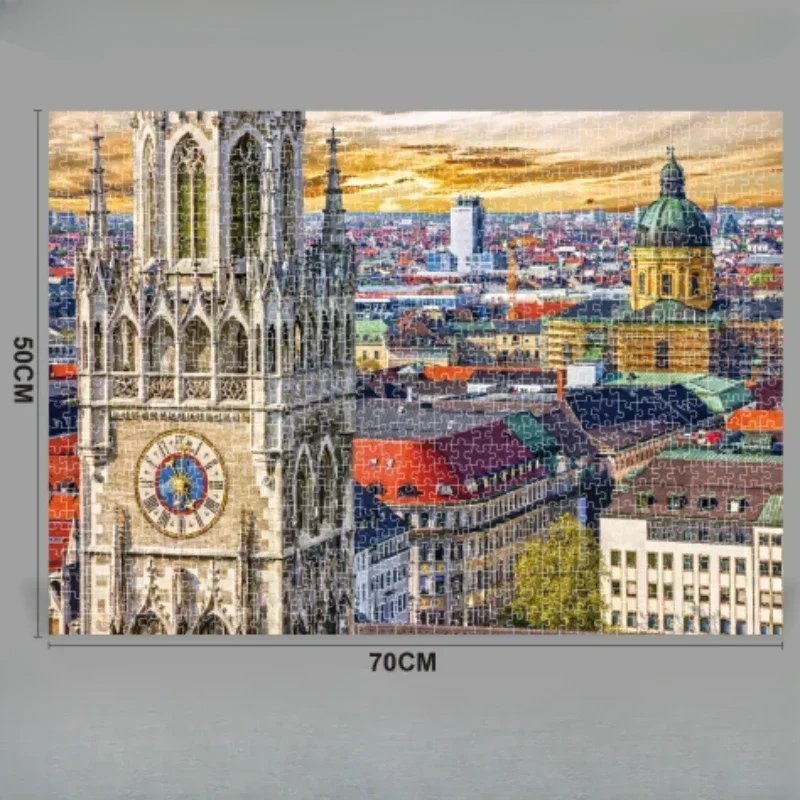 1000 Pieces Jigsaw Puzzle For Adult Family - Munich Landscape