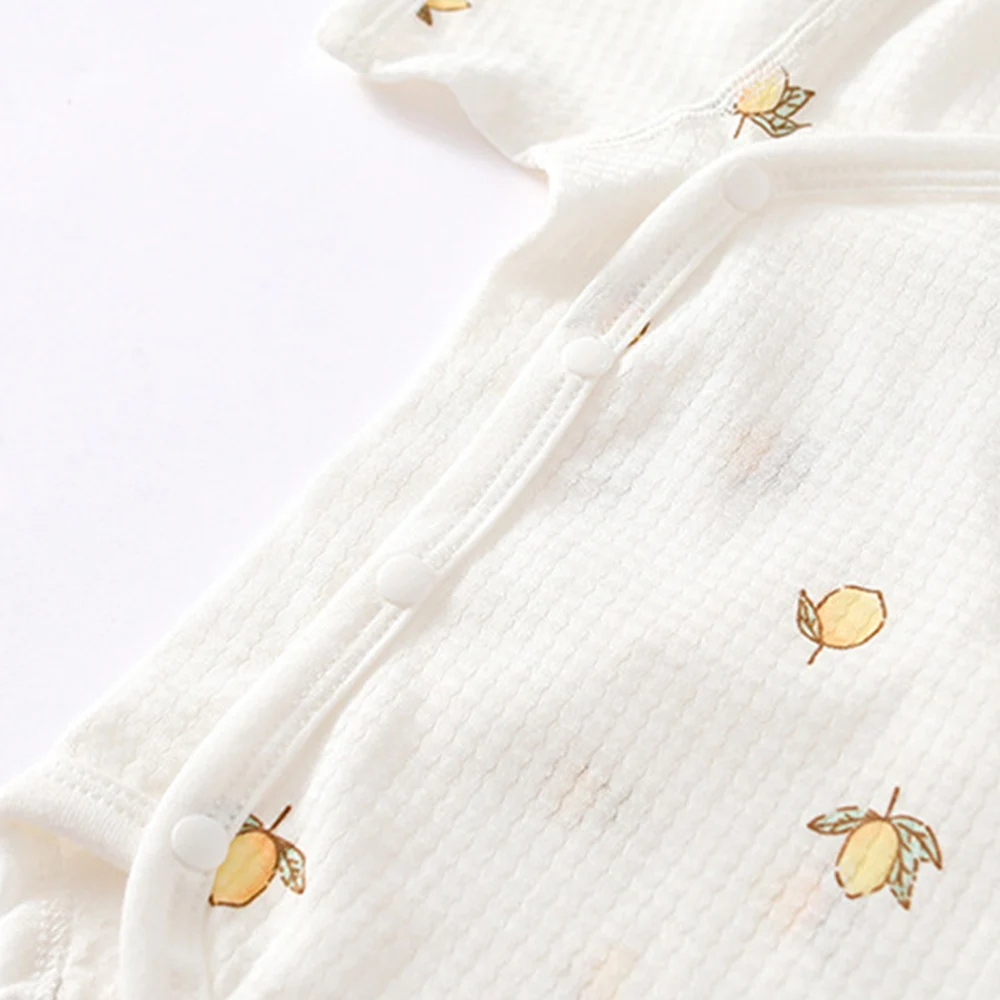 Baby Boy Summer Bodysuit Short Sleeve Cotton Thin Type Brethable Newborn Clothes Baby Girl Rompers Hot Selling 6