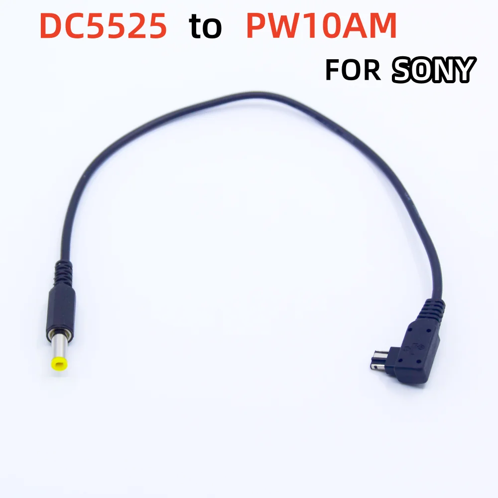 Cavo Di Alimentazione Pw10Am Dc5525 A Ac-Pw10Am Per Fotocamera Sony Alpha A58 A99 A57 A77 Ii Dslr-A100 A200 A230 A290 A330 A350 A380 A390