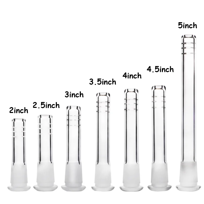 Diffused Downstem Glass Adapter 18mm to 14mm 2-6 inch glass adapter