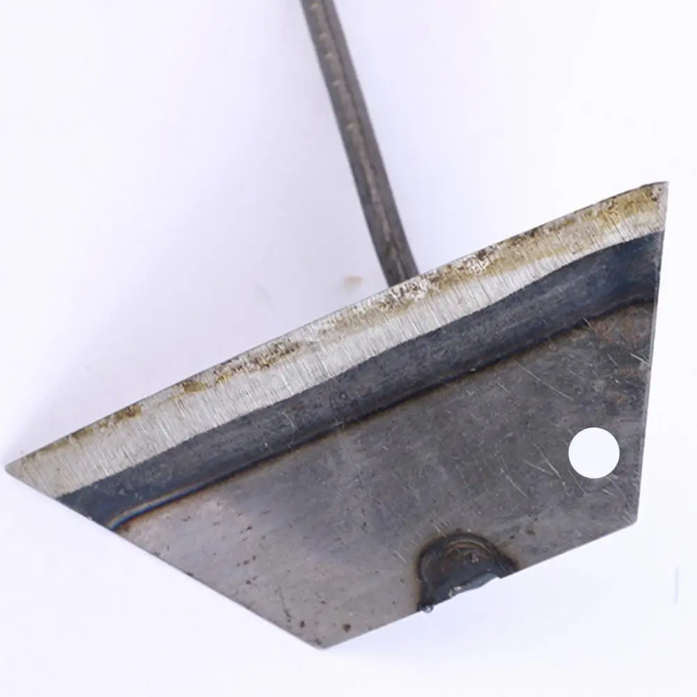Hand-held Hardened Hollow Hoe with Ergonomic Handle Rustproof Easy Weeding Soil Loosening Farm Hole Garden Supplies
