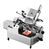 Tqh Mutton Meat Slicer Commercial Electric Automatic Beef Roll Frozen Meat Semi-automatic Slicer 1