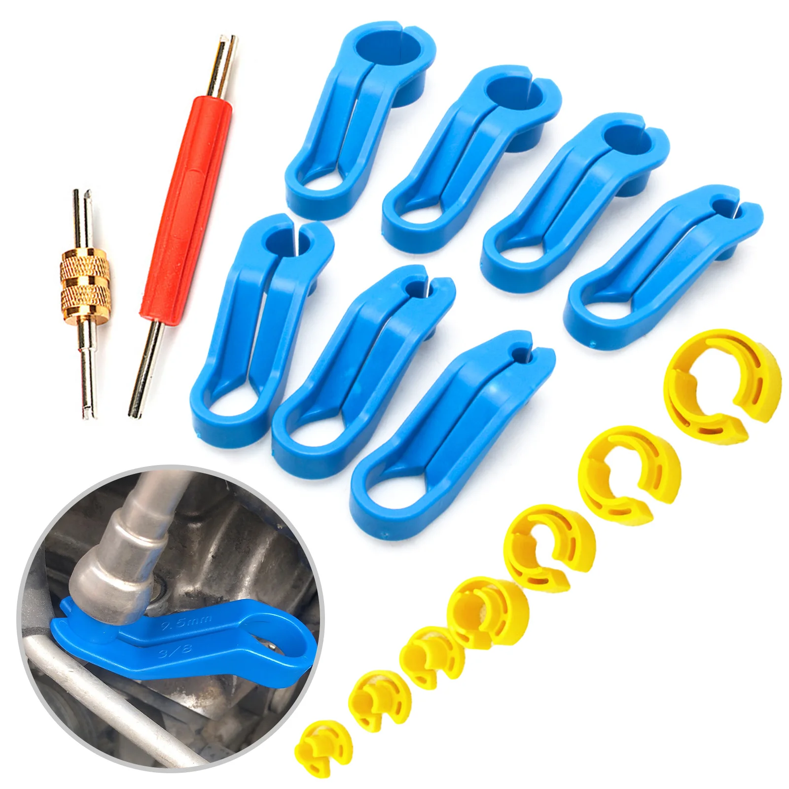 16PcsCarFuelLineDisconnectSetFuelLineRemovalToolsReplacement