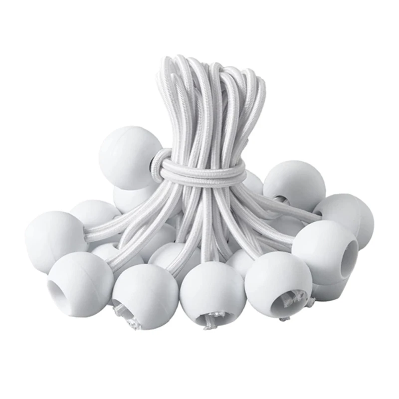 

Heavy Duty Tarp Bungee Cords Weather Resistant Tie Down Strap for Camping Tents