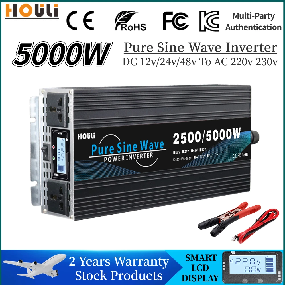 Inversor 12v 220v onda pura inversor de onda sinusoidal pura