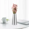 Stainless Steel Vase Decoration Chrome Large Bud Vases The Flower Arrangement Desktop 4
