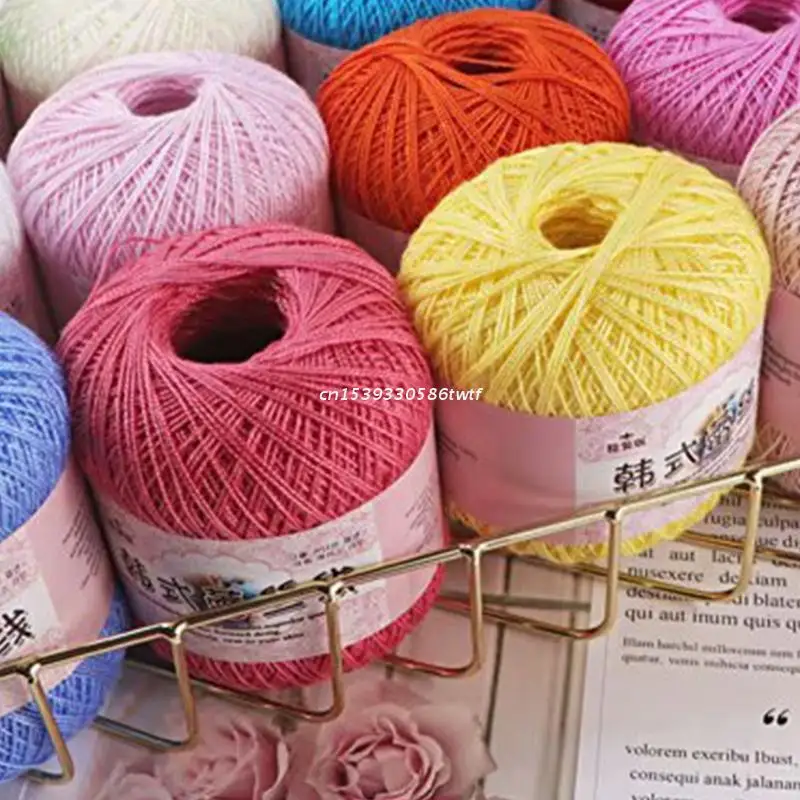 

Solid Color Lace Yarn For Crochet Knitting Yarn Baby Yarn For Baby Sweater Hat Socks Knitting Yarn Ball Scarf Wool Yarn Dropship