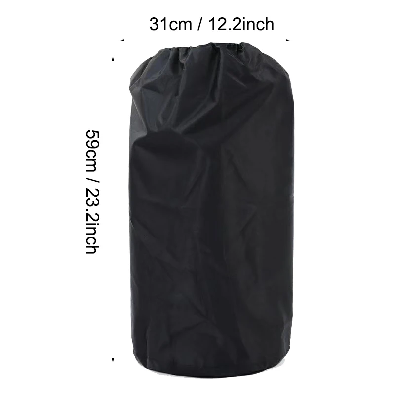 Gas Bottle Cover Waterproof 210D Oxford Cloth Foldable Dustproof UV Resistant Windproof for Kitchen RV Outdoor Cooking