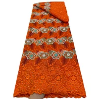 Nigerian Cotton Voile Lace Fabric With Stones 2026 African Swiss Voile Lace Fabric For Sewing Women Wedding Party Dress 5
