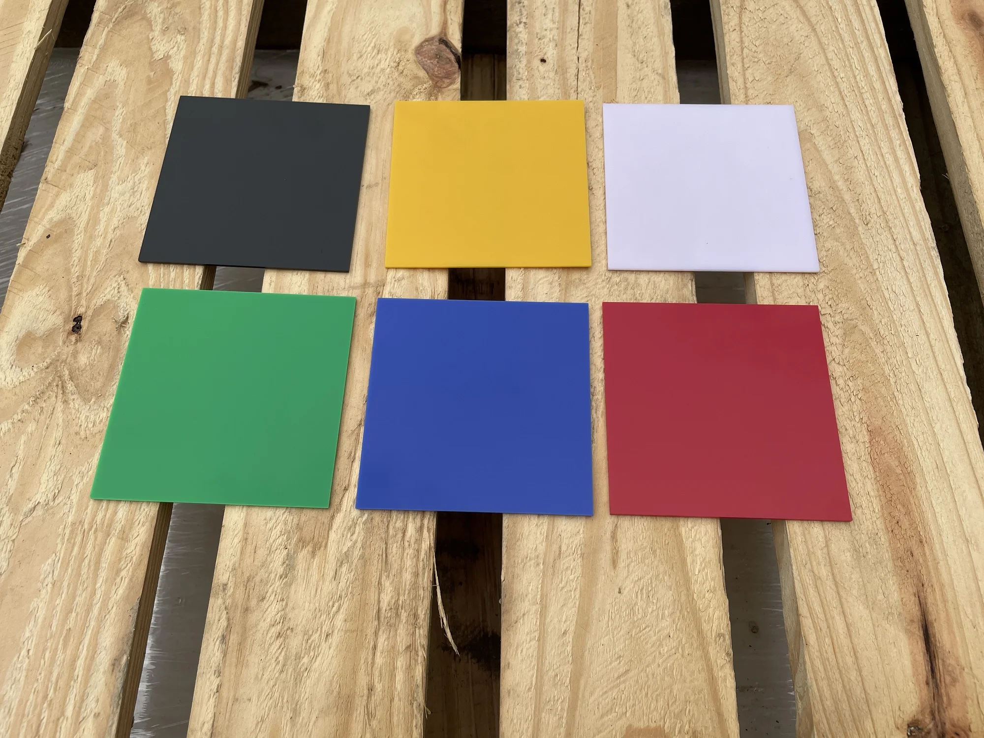 2MM Color Rectangle Opaque Acrylic Board (PMMA) Plexiglass White/Black/Red/Green/Yellow For DIY Projects/Home Decor Tinted Plate
