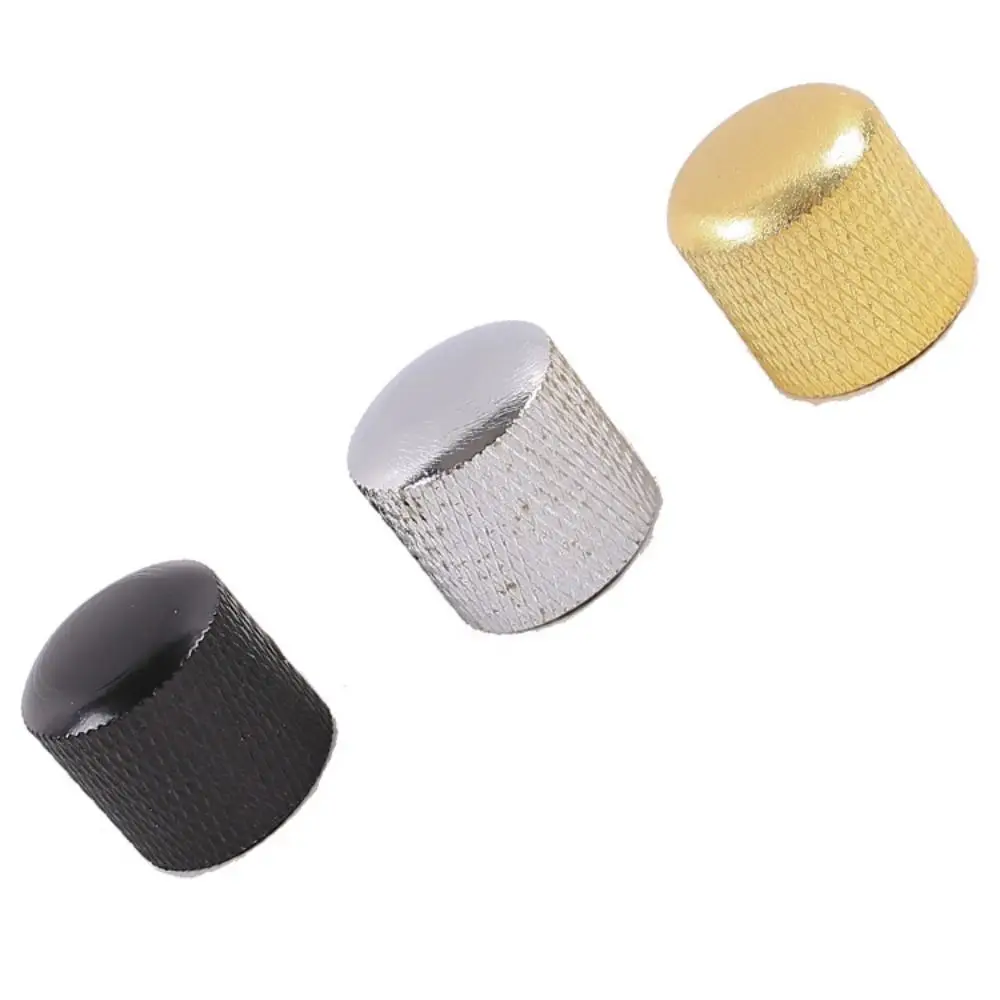

4PCS/Set Screws Electric Guitar Volume Knob Control Volume 18mm Diameter guitar knob cap Colorful 360 Degree