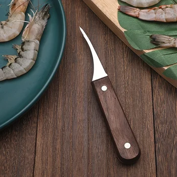 2pcs Kitchen Shrimp Deveining Knife, Lobster Knife, Prawns Shelling and Cutting Tool