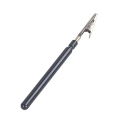 Retractable Metal Cigarette Holder (Black)