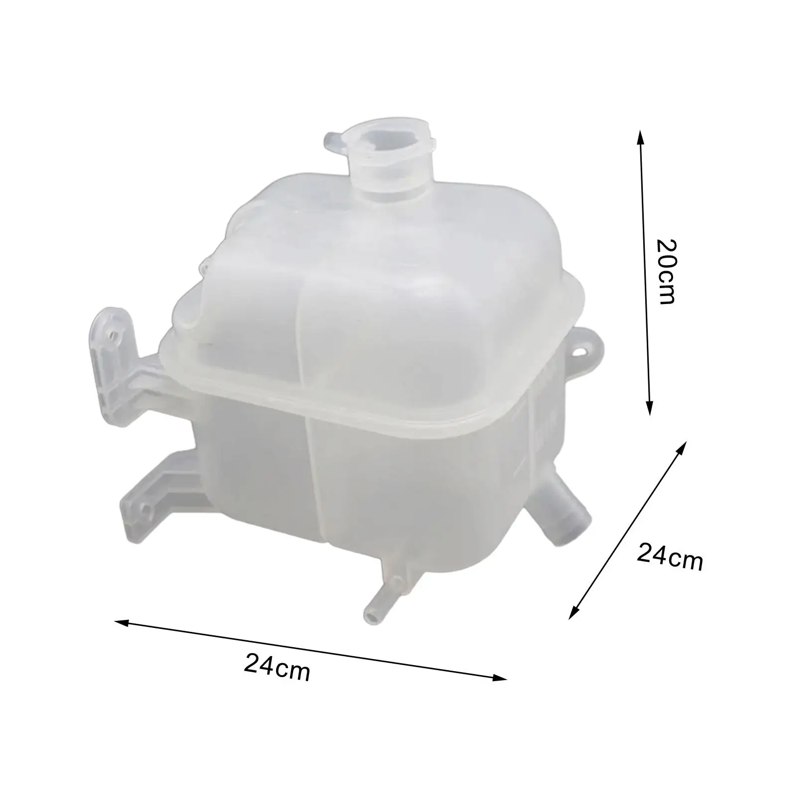 Coolant Expansion Tank Car Radiator Coolant Reservoir Tank Durable Car Accessories Replaces 25431-2E100 254312E101 for Hyundai Tucson 2004-2005