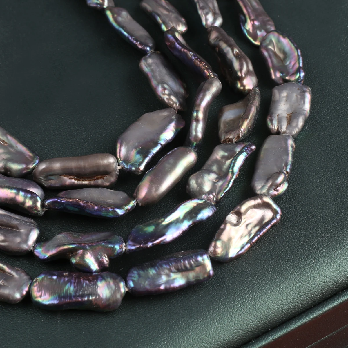 100% Natural Pearl Black Loose Spacing Pipa Beads 8x18-9x20mm Jewelry Making DIY Necklace Earrings Accessories Gift