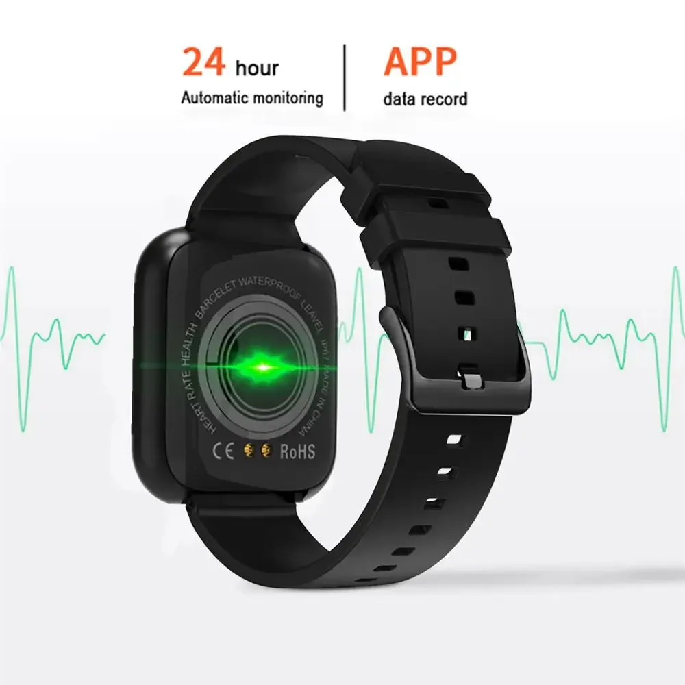 Smart Watch Men Women Heart Rate Fitness Tracker Bluetooth
