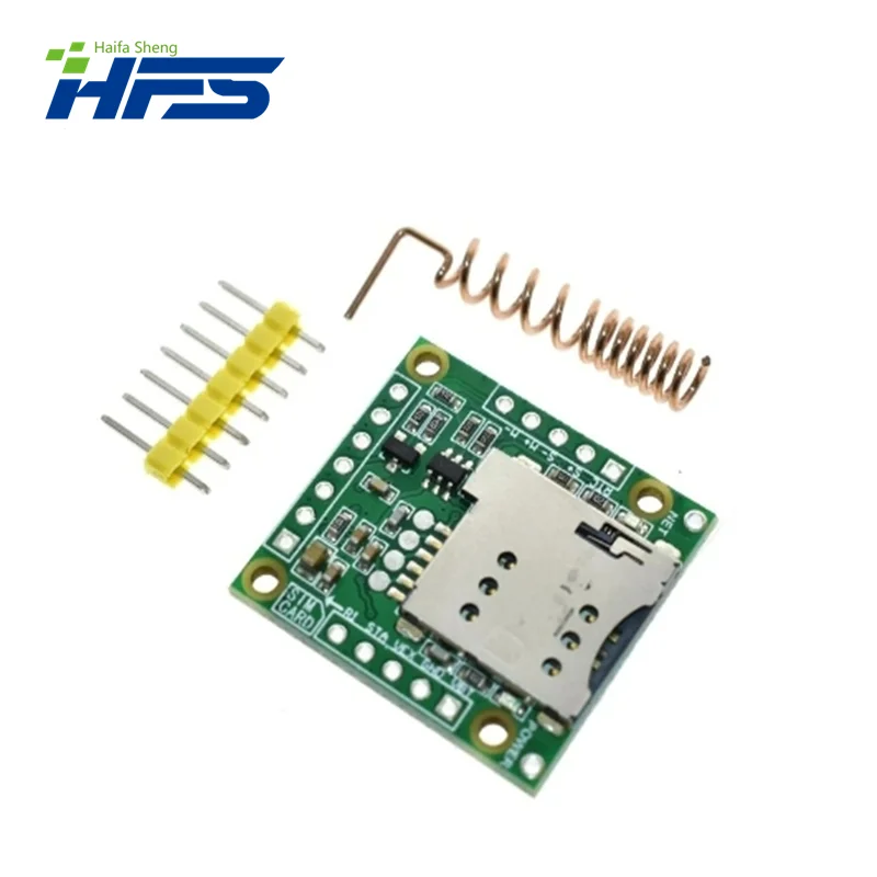 가장 작은 GPRS GSM 모듈, 마이크로 SIM 카드 코어 보드, 쿼드 밴드 TTL 직렬 포트 호환, SIM900A, SIM800L, WIS800C