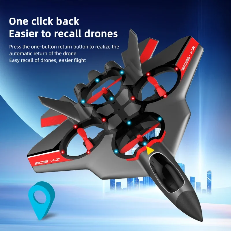 Zy905 360 degree stunt rotating hover remote control foam aircraft children's toy adult glider four axis aircraft UAV 6